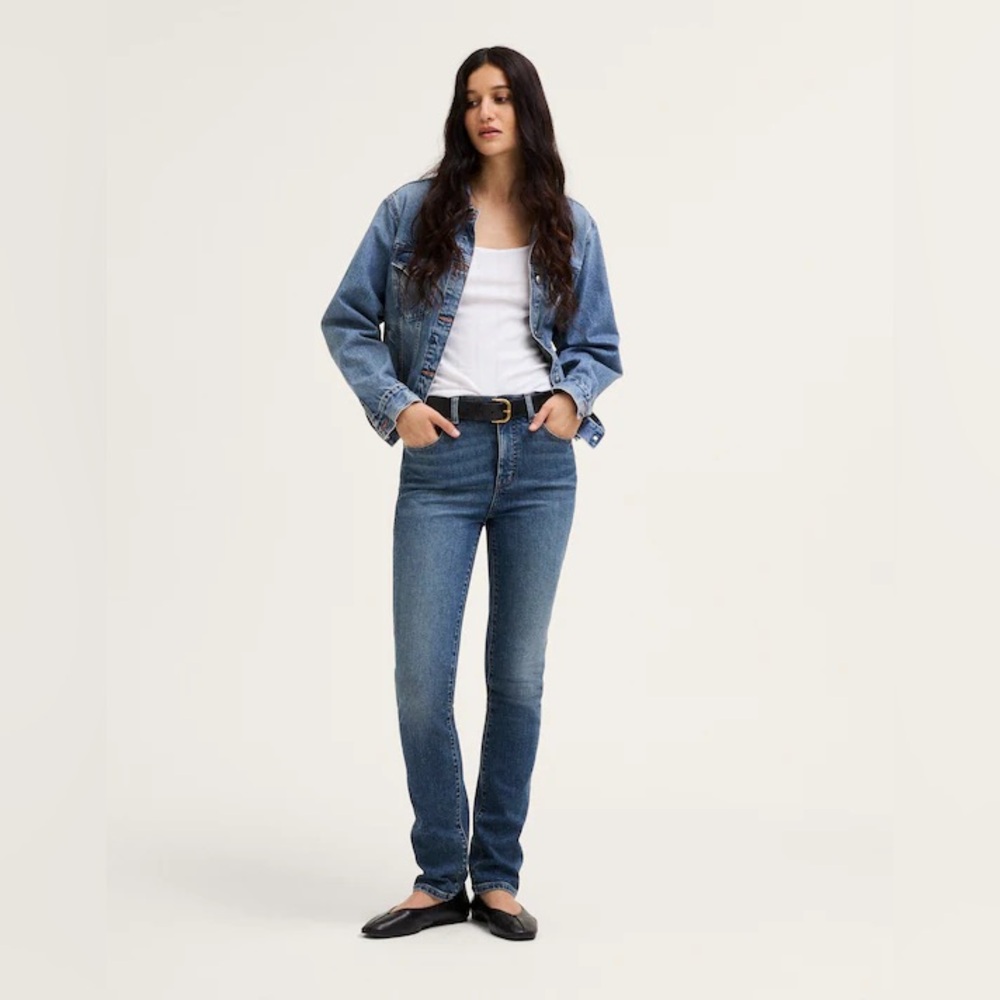 NWT Madewell The Pencil Jean in Super Stretch Denim